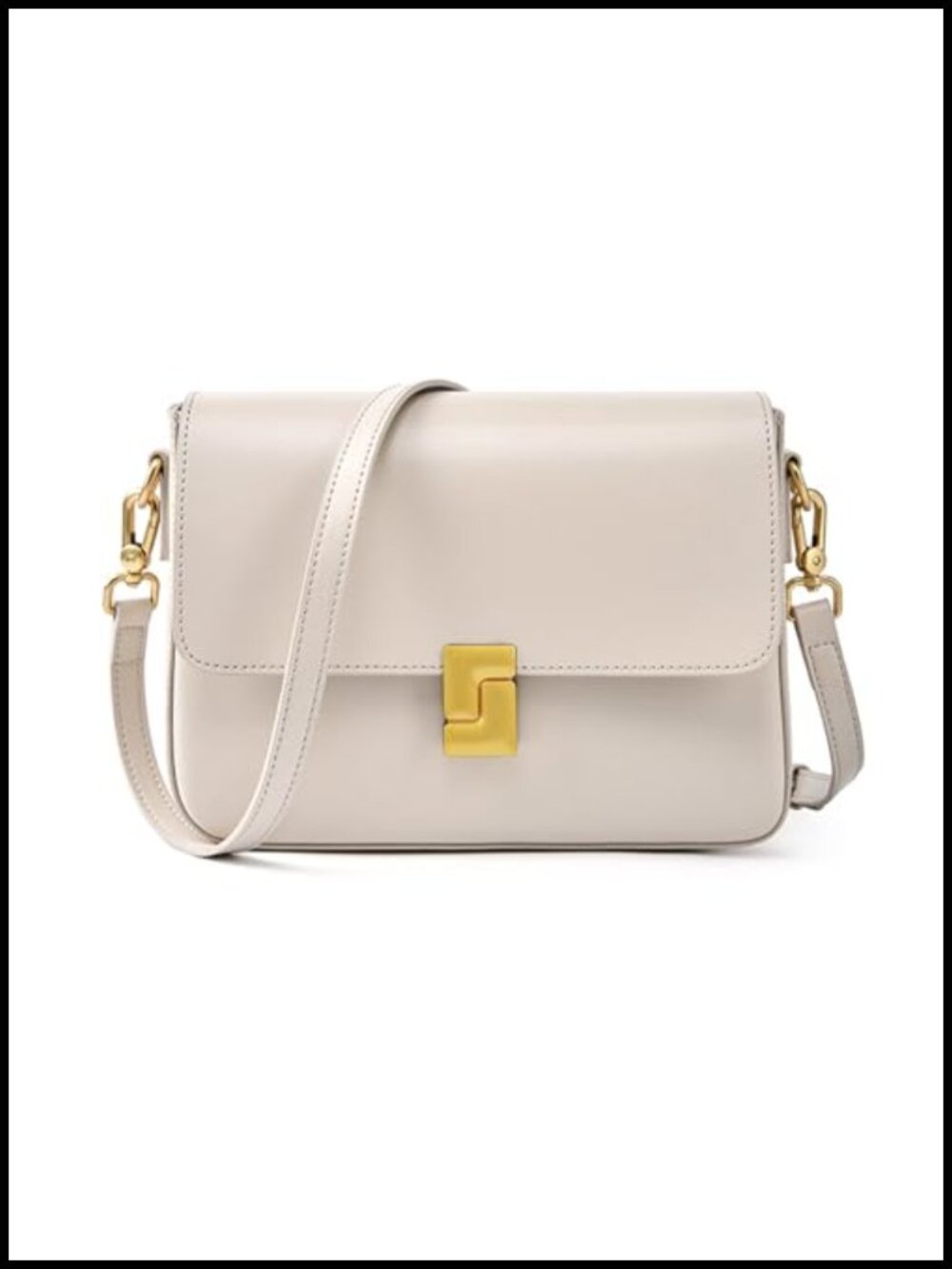 Genuine Leather Crossbody Shoulder Satchel Handbag Purse